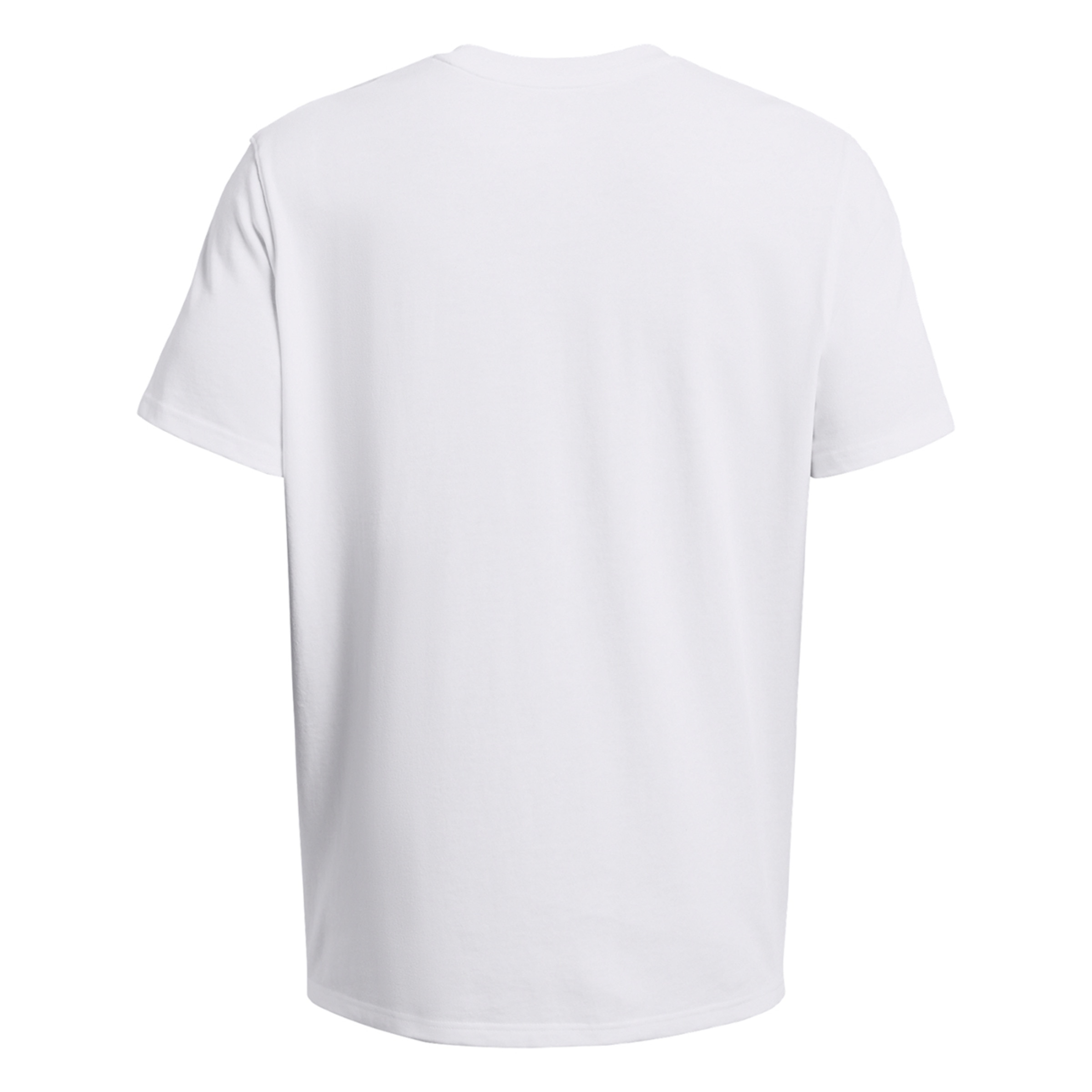 T-shirt Casual de Homem Ua Hw Lc Patch Ss-Blk Branco-6