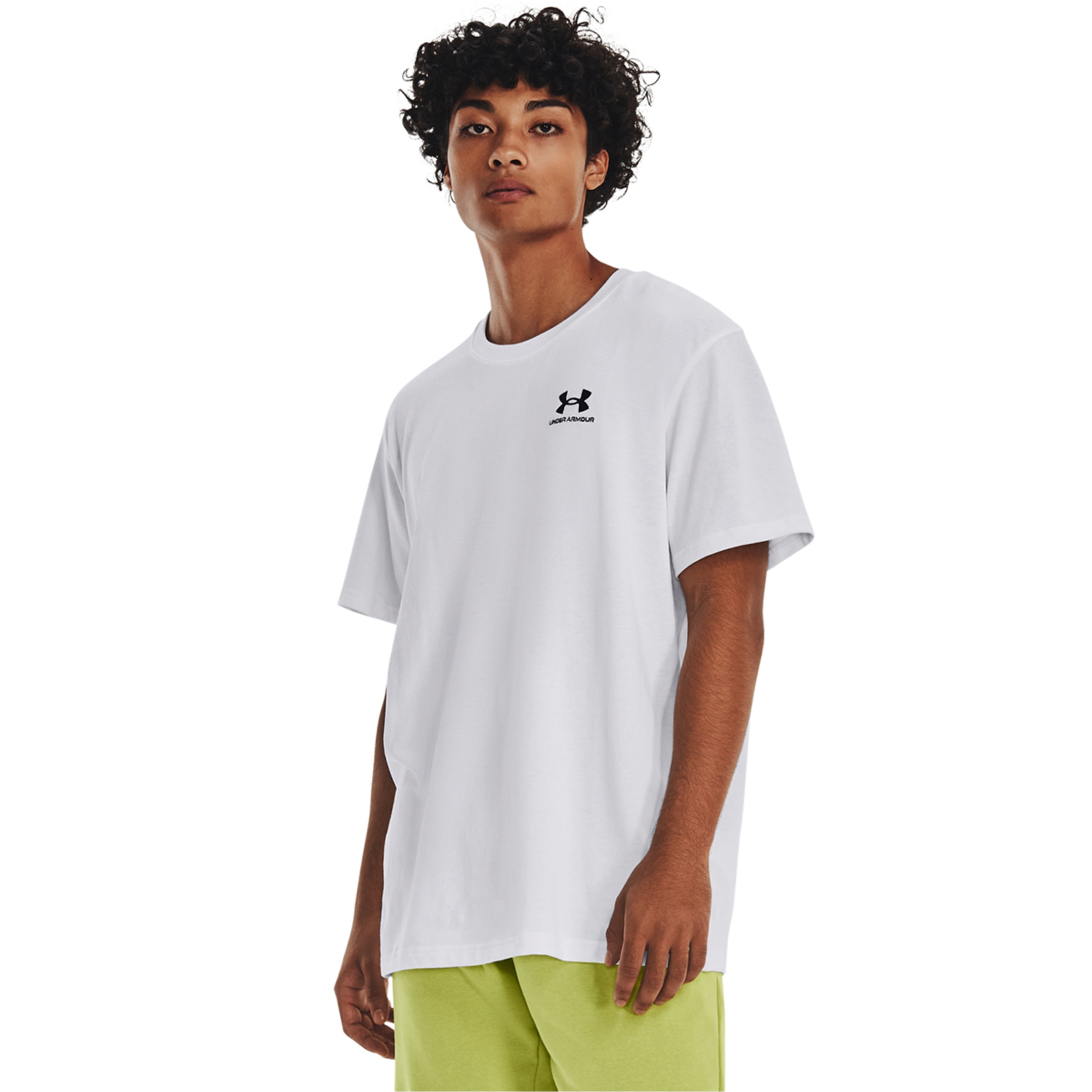 T-shirt de Homem Logo Embroidered Branco-1