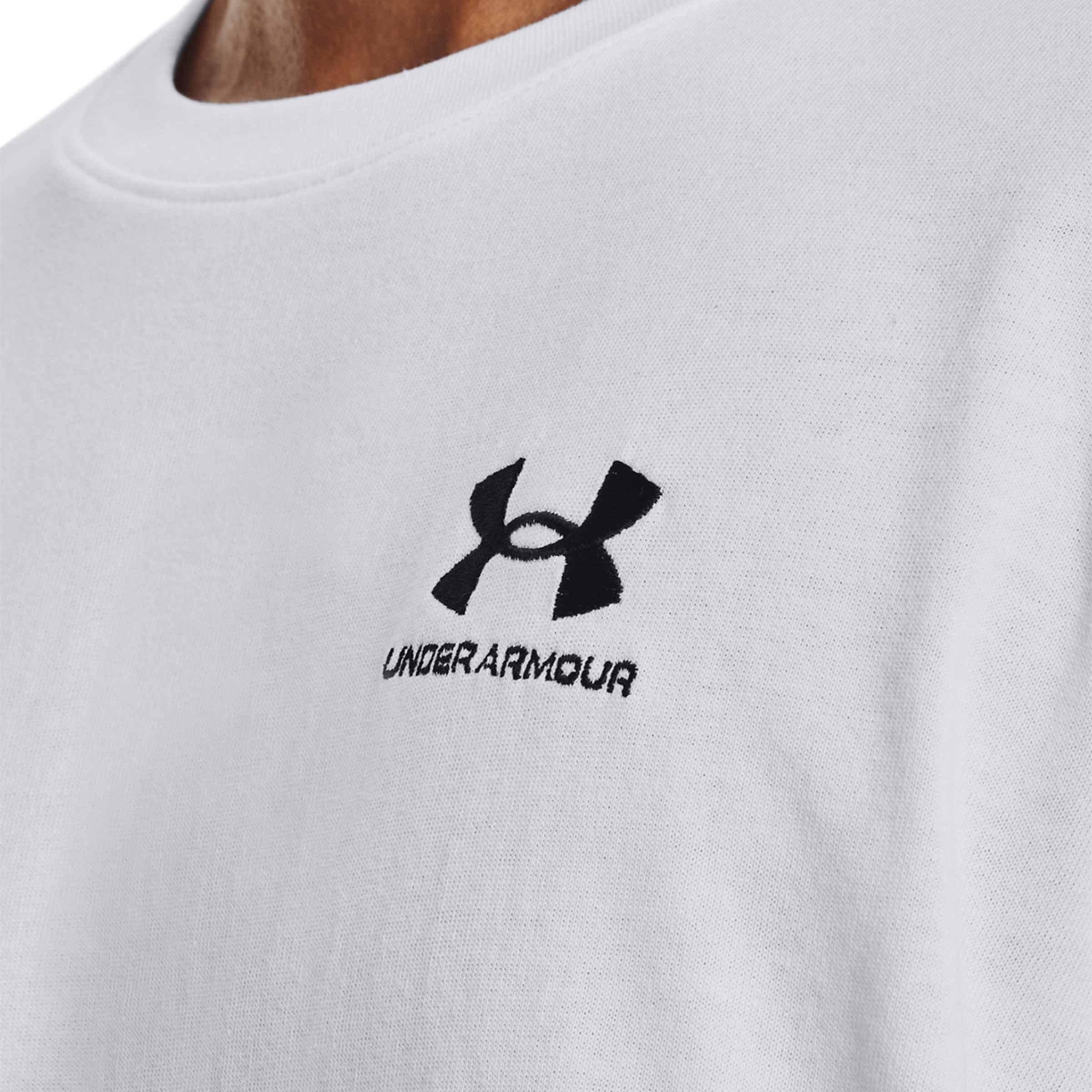 T-shirt de Homem Logo Embroidered Branco-3