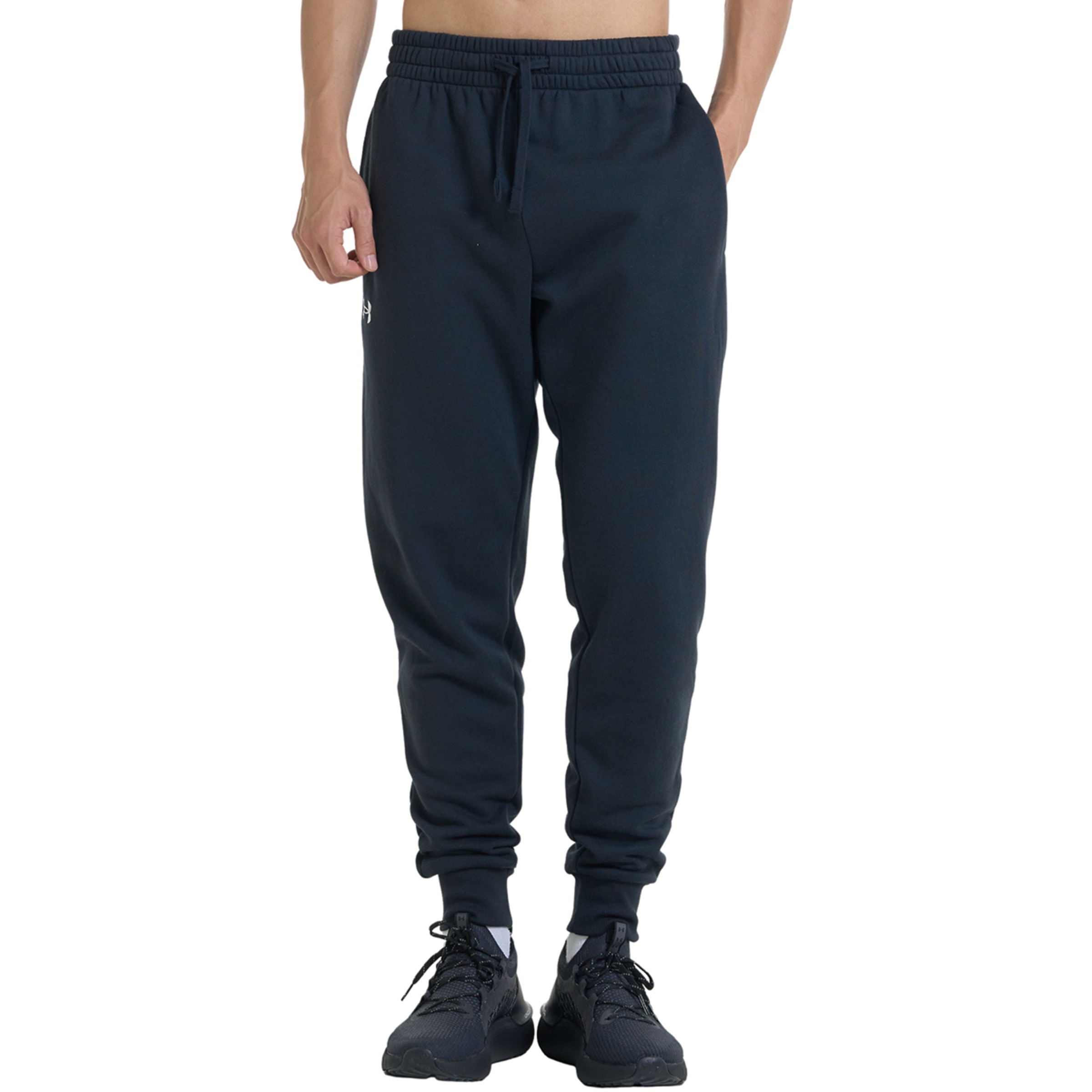 Calças de Homem Rivel Fleece Preto-3