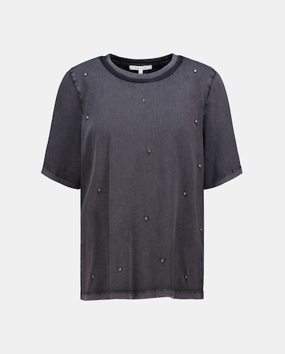 Imagen 0 de Camiseta lisa de manga corta de mujer