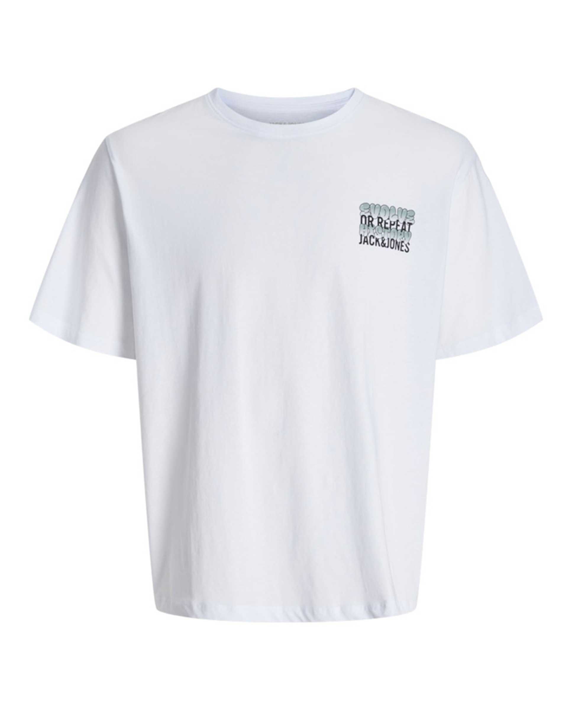 T-shirt de Manga Curta com Backprint Branco-6