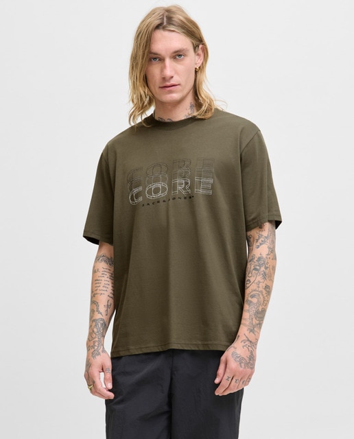 Imagem 0 de T-shirt de Manga Curta com Estampado à Frente