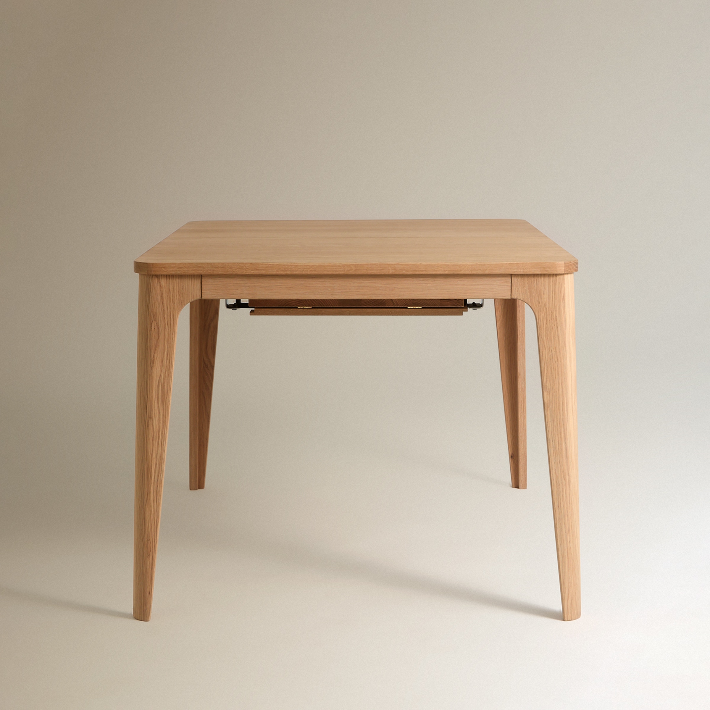 Mesa de Sala de Jantar Extensível de Carvalho Babylon Room Natural-4