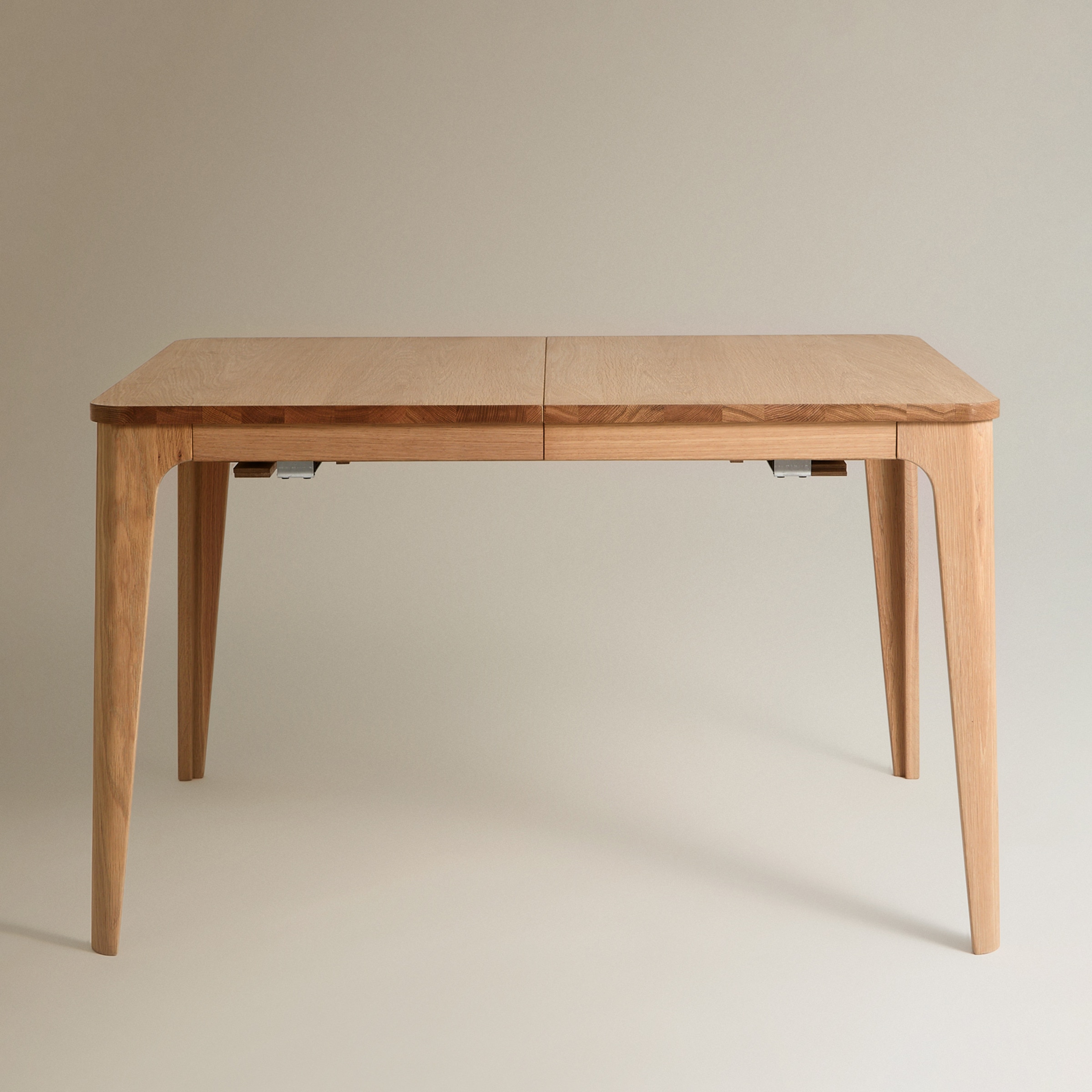 Mesa de Sala de Jantar Extensível de Carvalho Babylon Room Natural-3