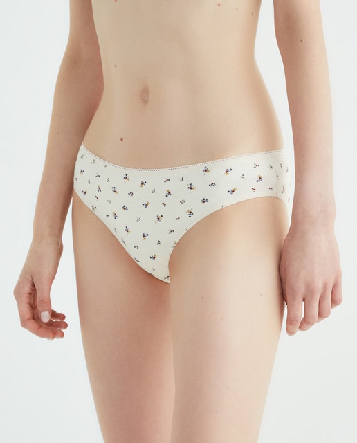 Imagen 0 de Pack cinco bragas bikini algodón estampadas