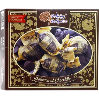 polvorón al chocolate estuche 400 g - Delicias De Antequera