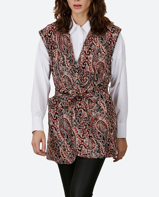 Imagen 0 de Chaleco midi de vestir de mujer