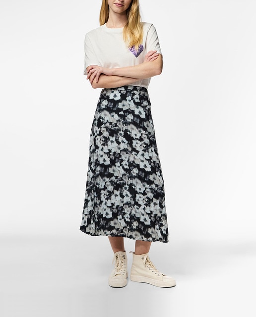 Imagen 0 de Falda midi de flores