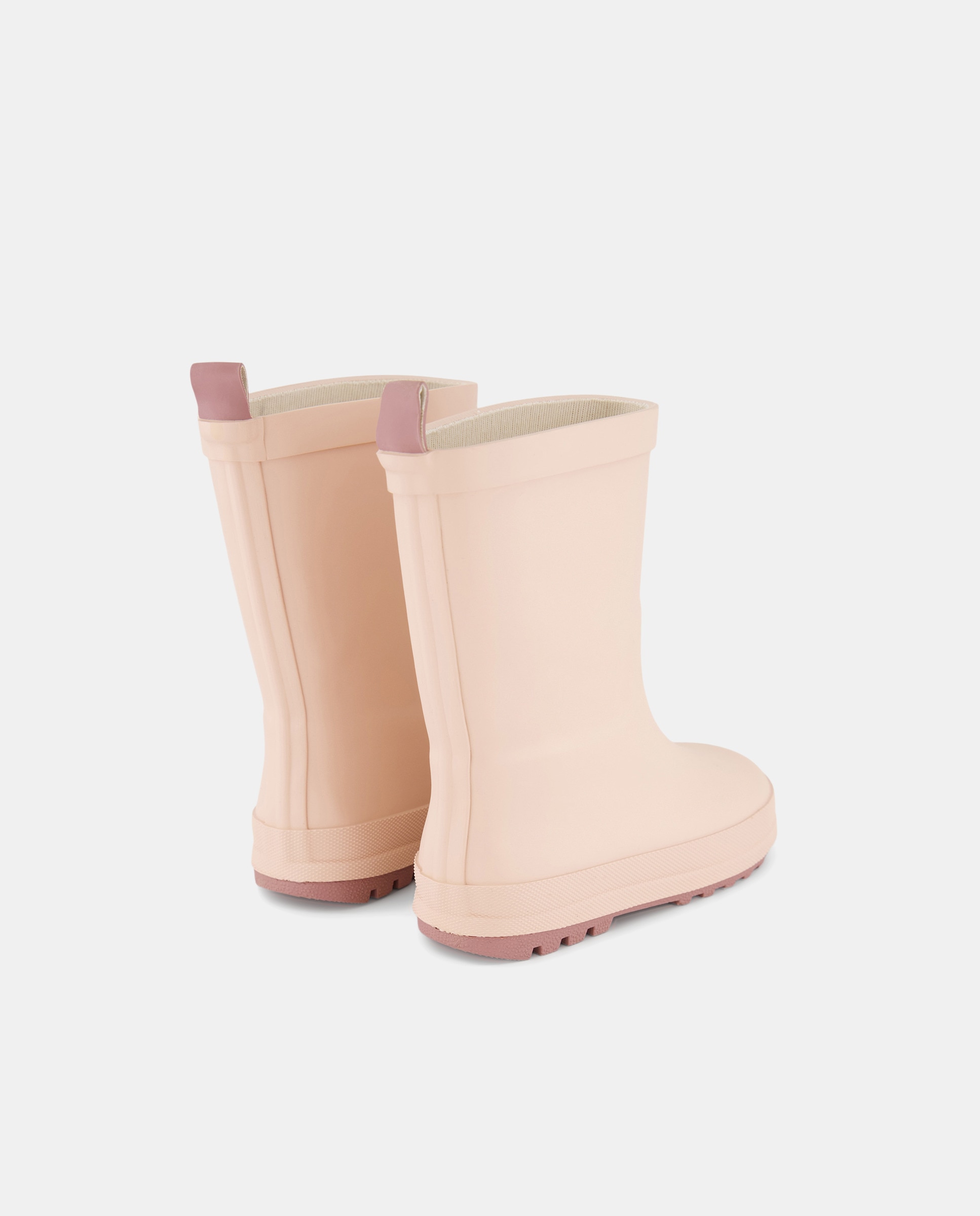 Bota de agua bebés suela contraste 220 Rosa palo-3