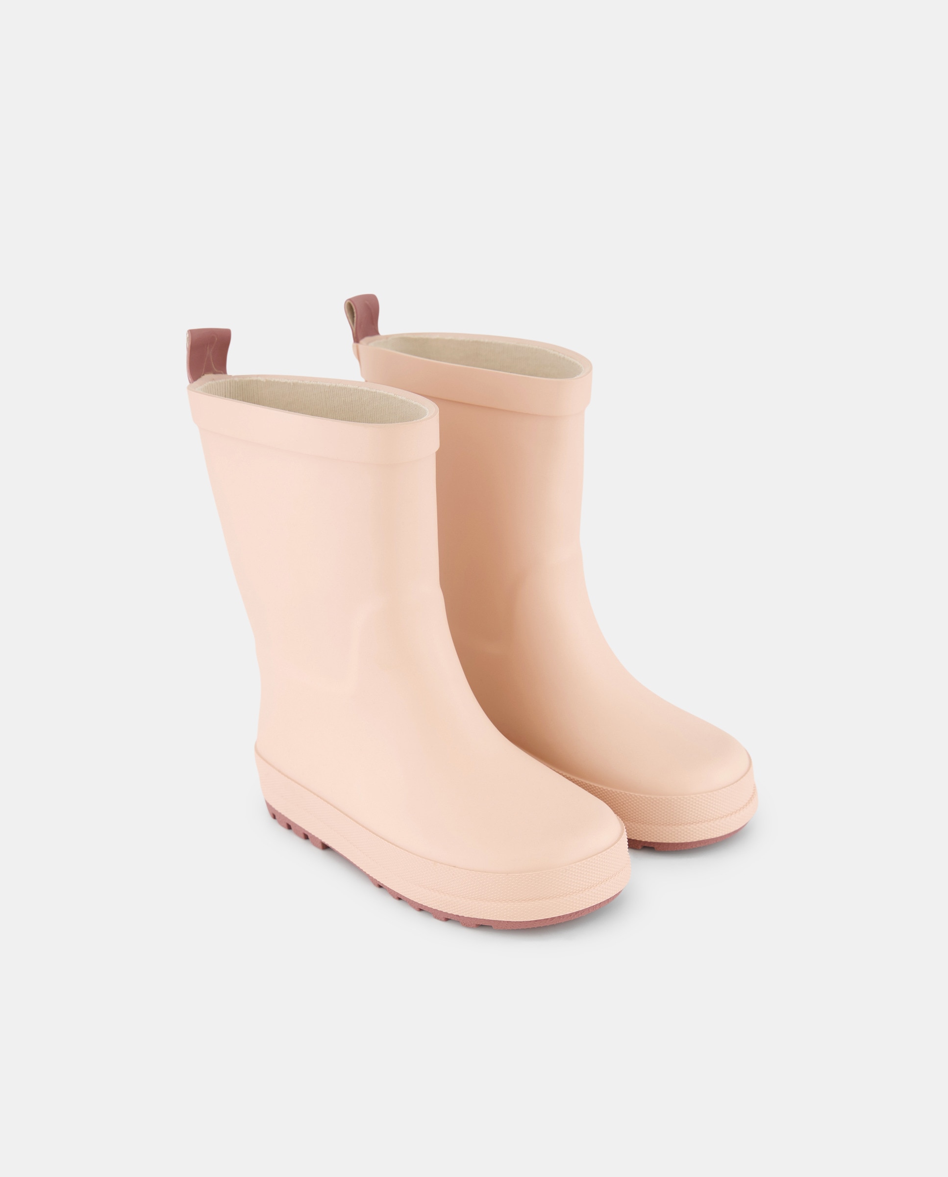 Bota de agua bebés suela contraste 220 Rosa palo-2