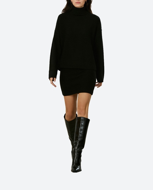 Imagen 0 de Falda mini de punto