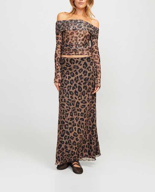 Imagen 0 de Falda larga animal print