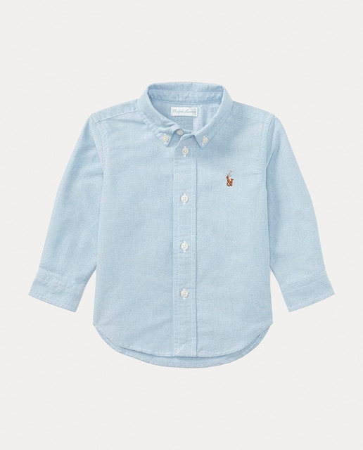 Imagem 0 de Camisa Oxford de Algodão de Bebé