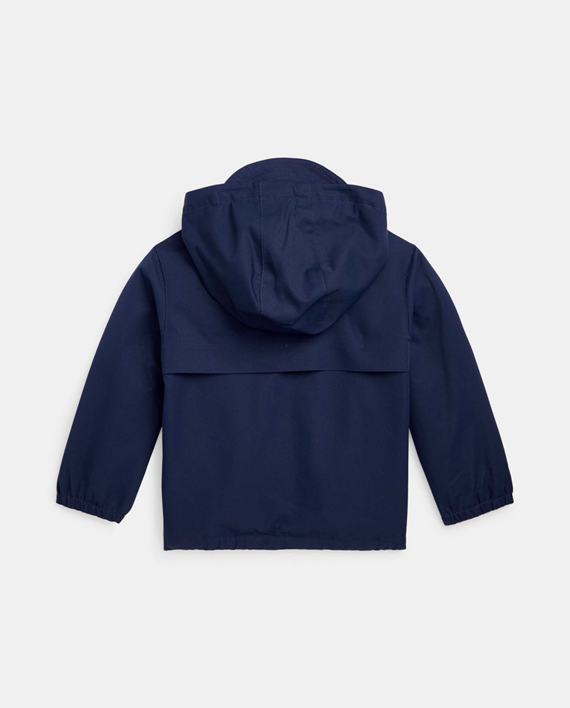 Corta-Vento com Capuz Repelente à Água Azul-marinho-2