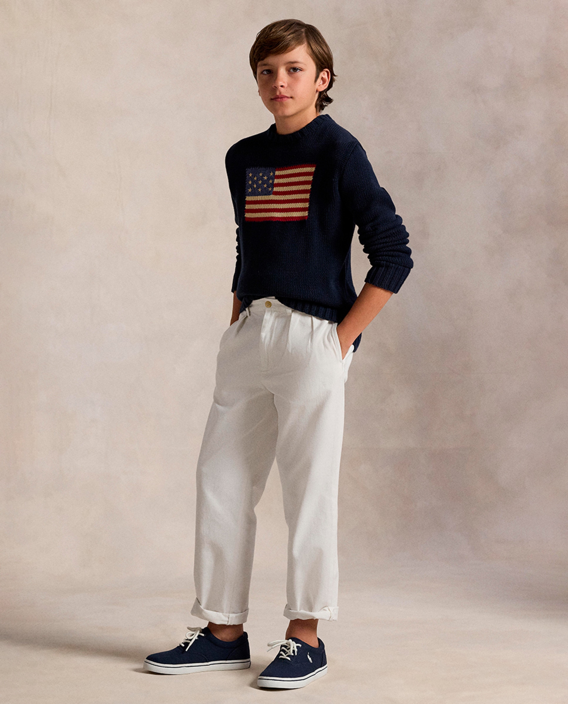 Camisola de Malha de Algodão - Azul-Marinho Azul-marinho-2