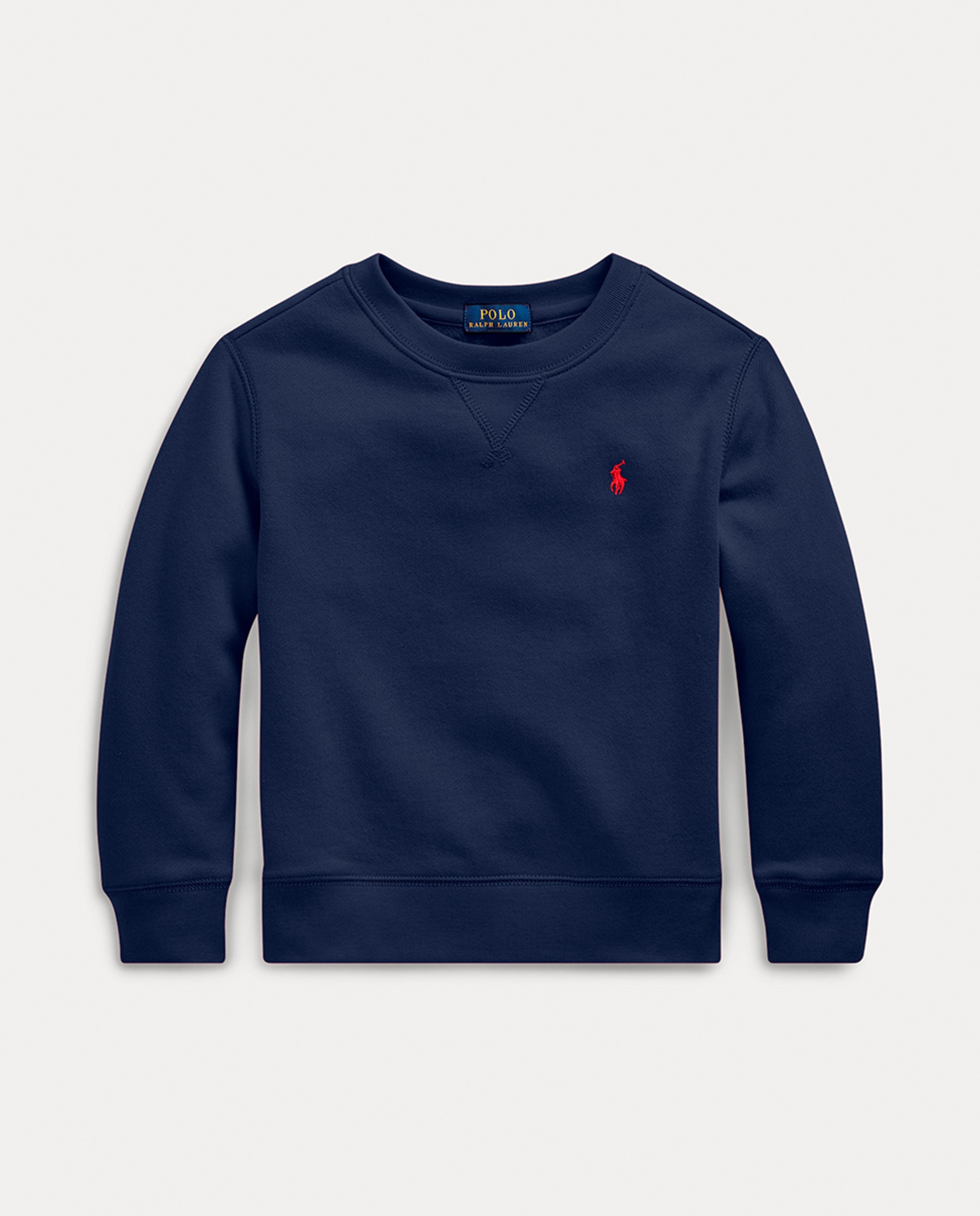 Sweatshirt Unissexo de Felpa com Decote Redondo Azul-marinho-5