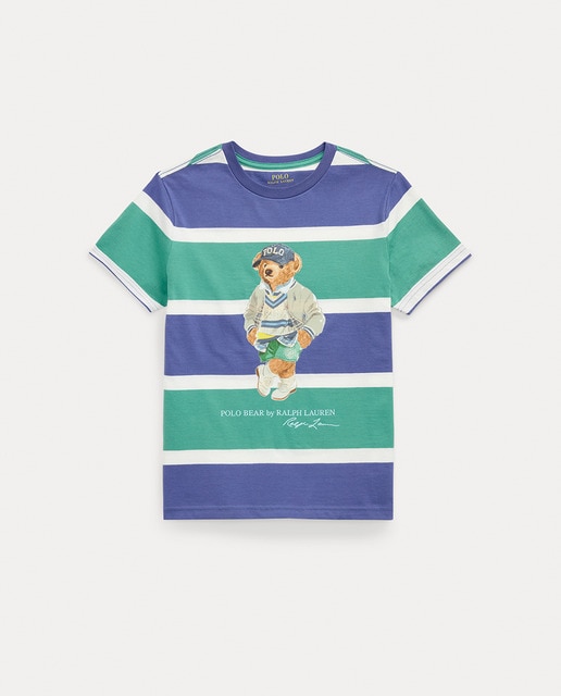 Imagem 0 de T-shirt de Algodão com Polo Bear