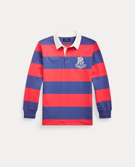 Imagen 0 de Polo de rugby de niño en algodón de manga larga