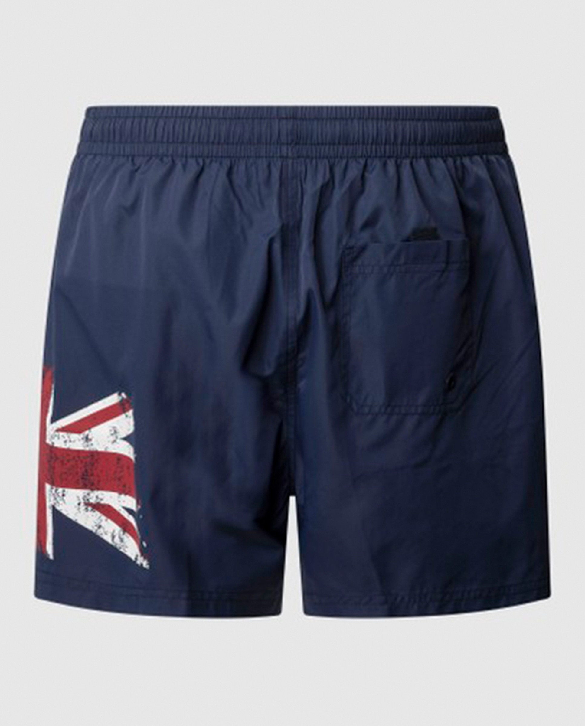 Calções de Banho com Estampado de Fantasia Azul-marinho-2