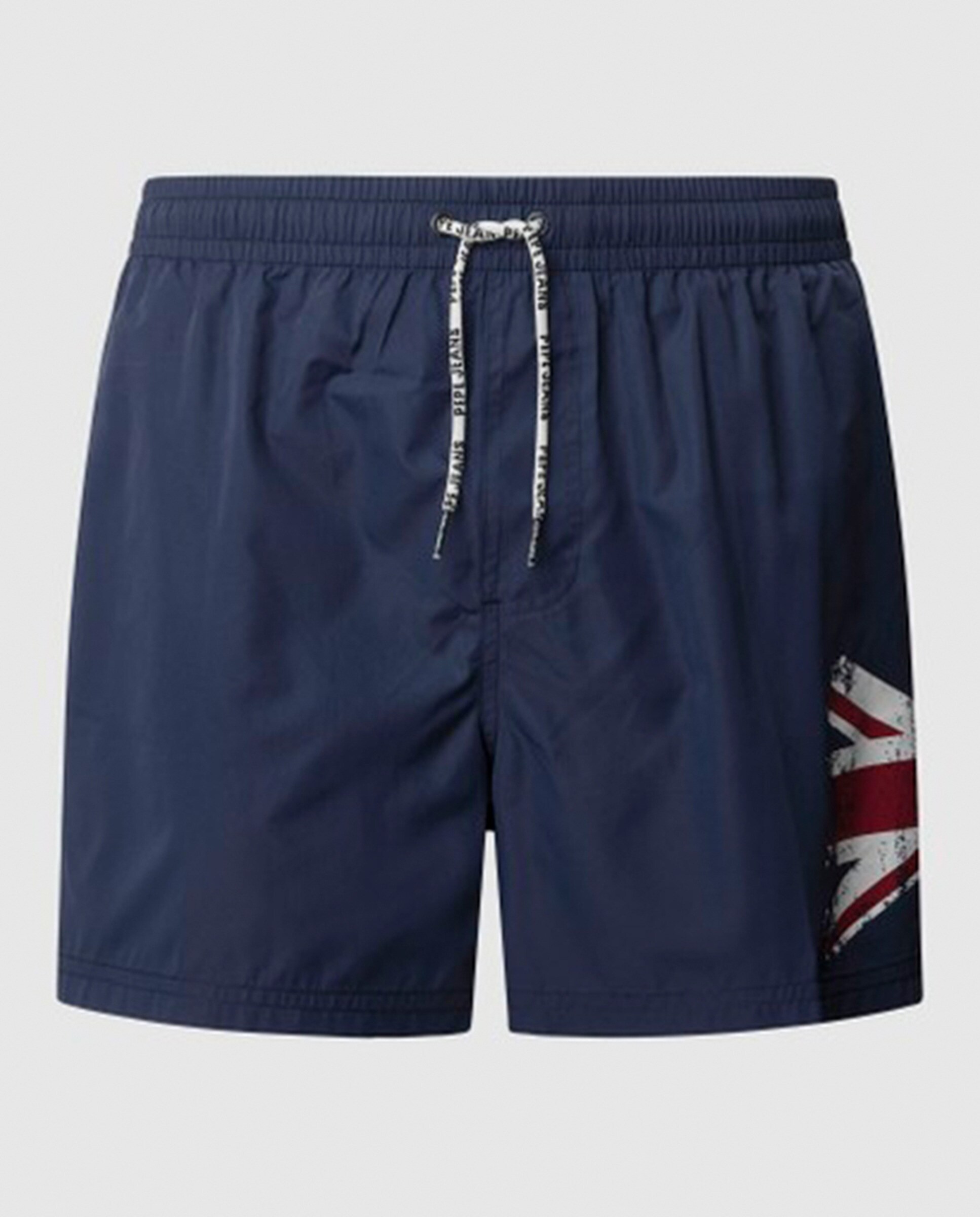 Calções de Banho com Estampado de Fantasia Azul-marinho-1