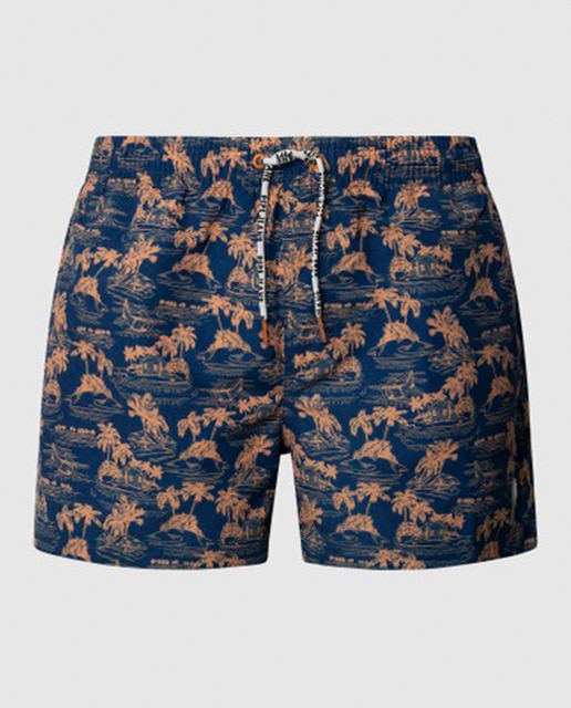 Imagem 0 de Calções de Banho com Estampado de Fantasia