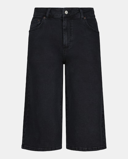 Imagen 0 de Pantalón de culotte de algodón liso de mujer