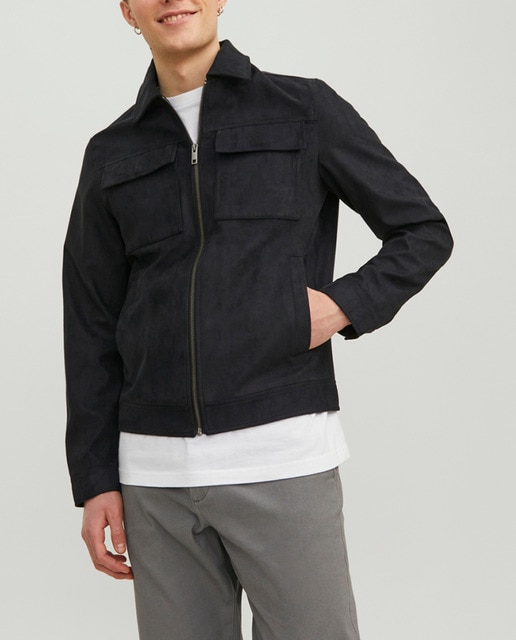 Imagen 0 de Cazadora slim lisa de hombre