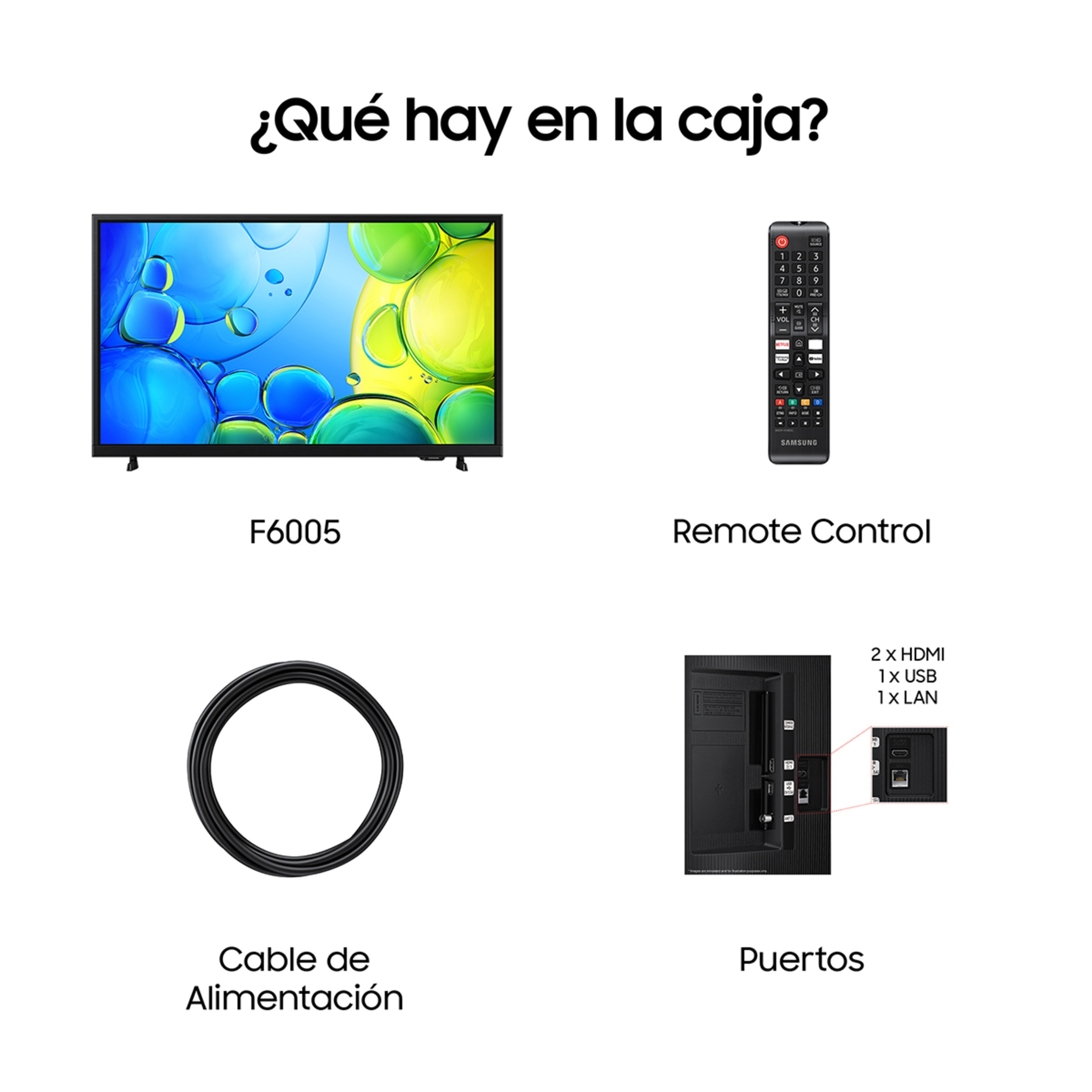 TV LED 61cm (24") Samsung TU24F6005FKXXC Full HD Smart TV Plata-8