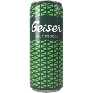 agua de soda lata 33 cl - Geiser