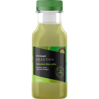 smoothie de manzana, kiwi y piña 100% natural botella 250 ml - El Corte Ingles Selection