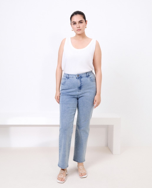 Imagem 0 de Jeans Straight Lisas