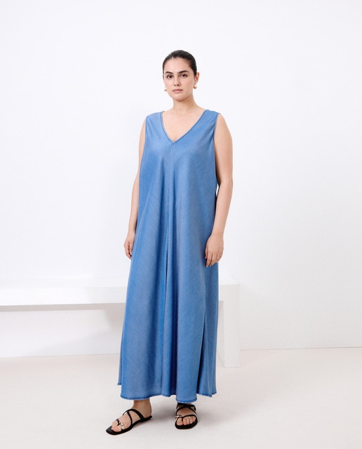 Imagem 0 de Vestido comprido sem mangas