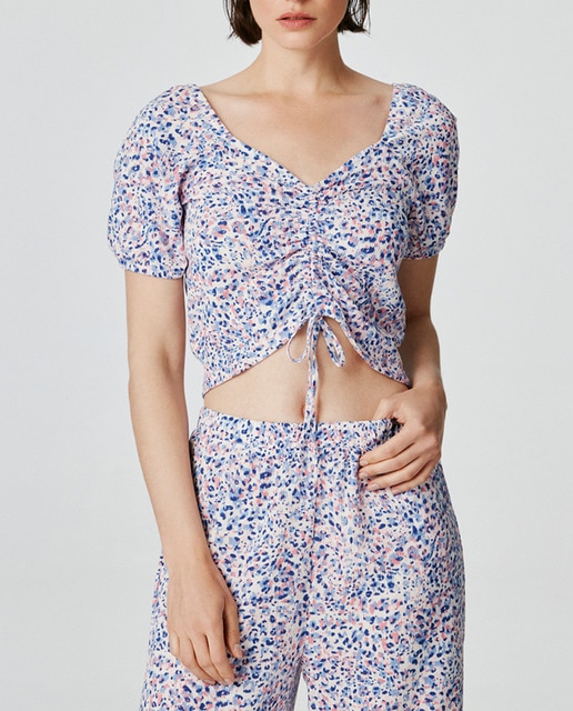 Imagen 0 de Top de manga corta de mujer.