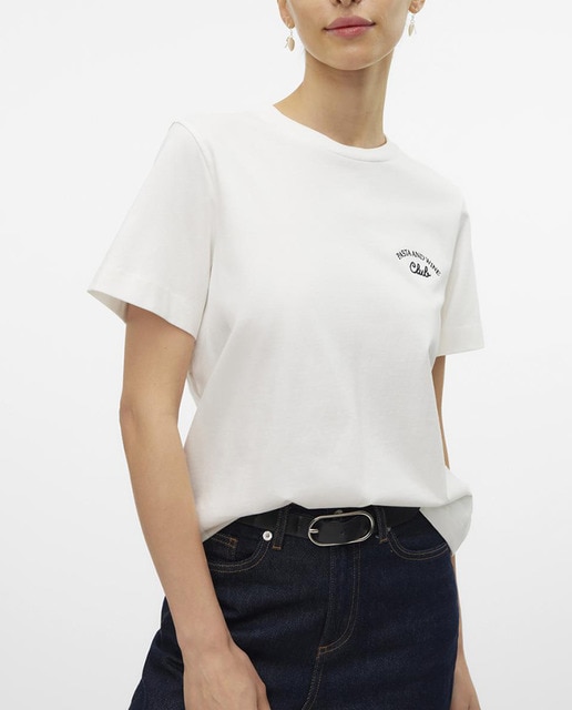 Imagen 0 de Camiseta de manga corta básica de mujer