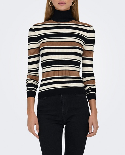 Imagen 0 de Jersey de mujer cuello alto canalé