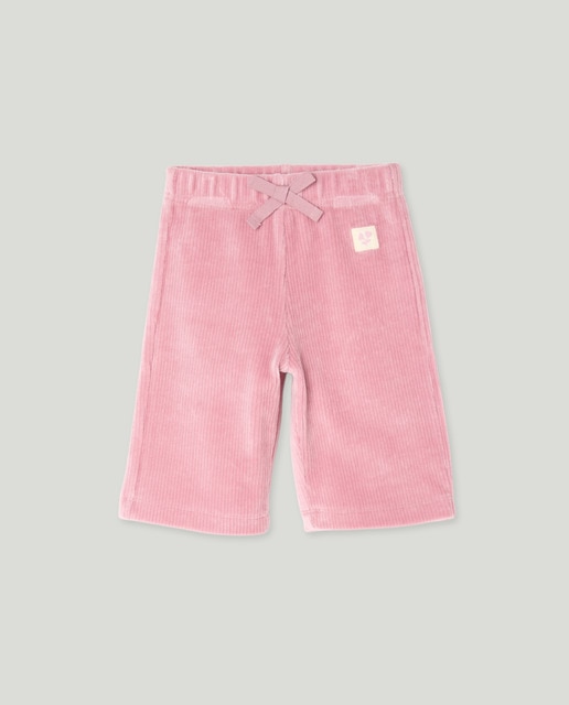 Imagen 0 de Pantalón canutillo tipo pana liso de bebé niña