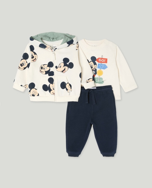 Imagem 0 de Conjunto de 3 Peças de Bebé Mickey