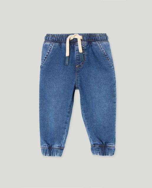 Imagem 0 de Jeans de Felpa Tipo Joggers de Bebé