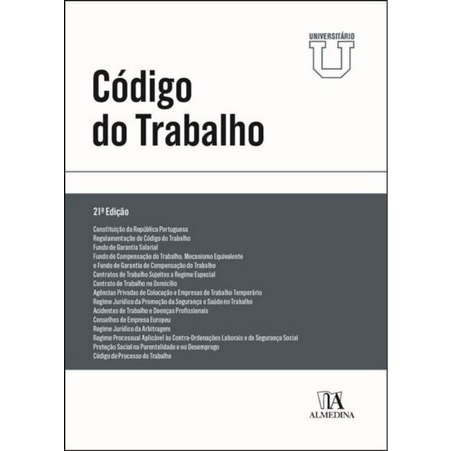 Imagem 0 de Código do Trabalho - Edição Universitária (21ª Edição)