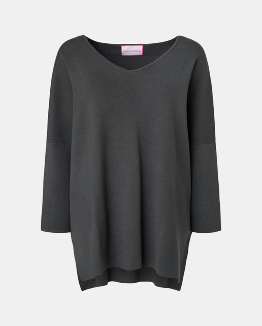 Imagem 0 de Camisola de Malha com Decote em Bico