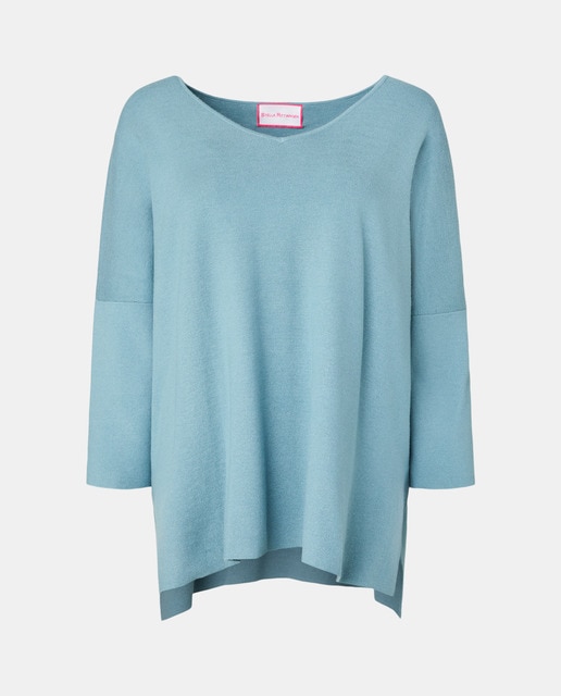 Imagem 0 de Camisola de Malha com Decote em Bico