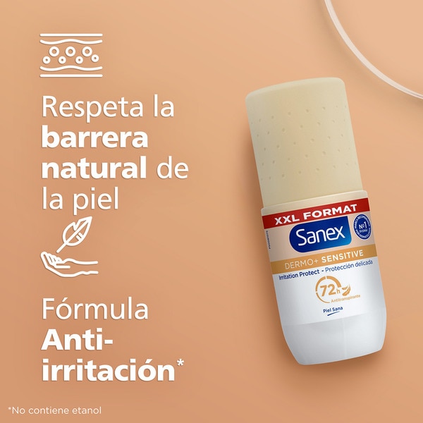 Dermo Sensitive XXL 72 Stunden Roll-on Deo gegen Reizungen Behälter 90 ml