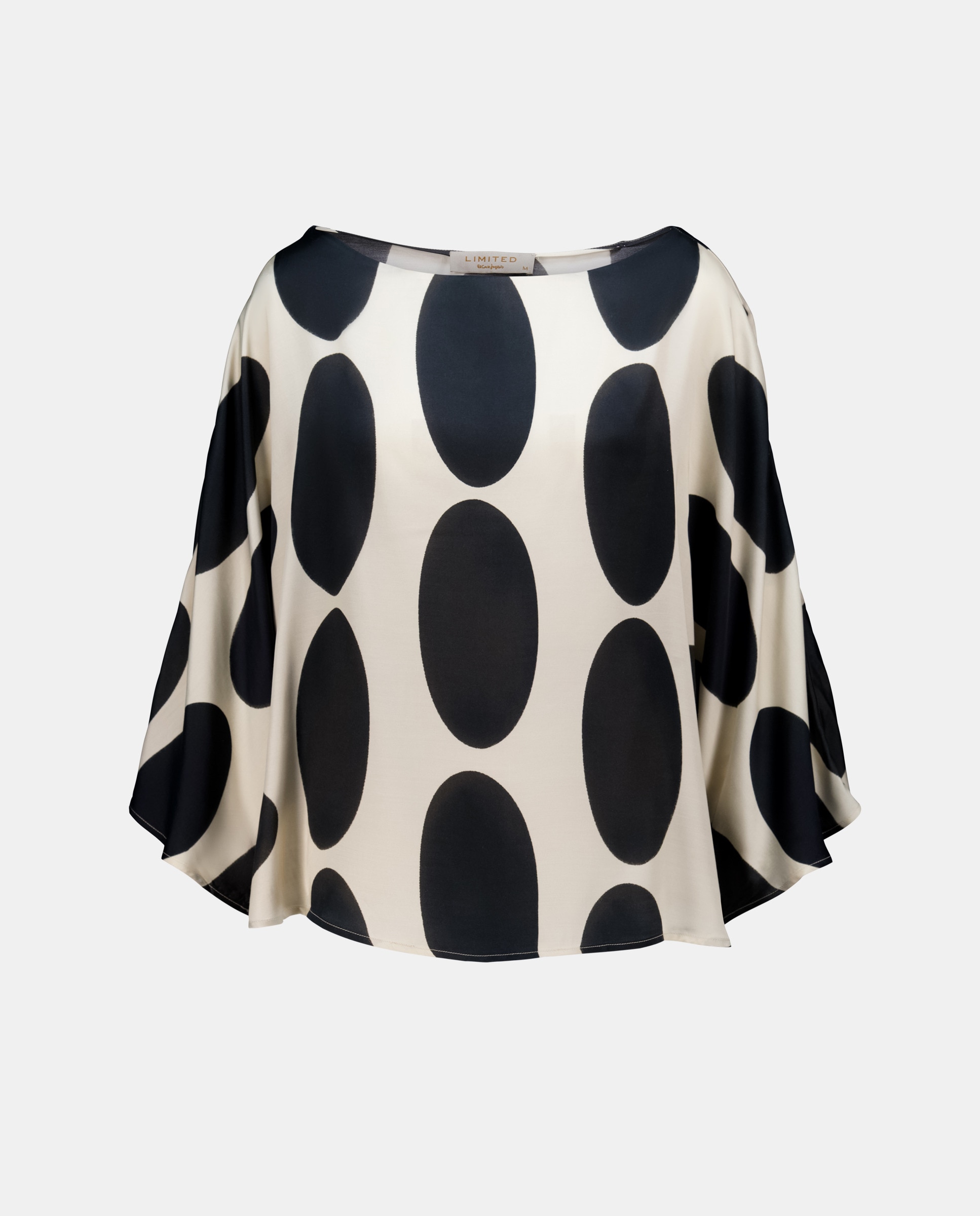 Top às Bolinhas com Manga Japonesa Branco-4