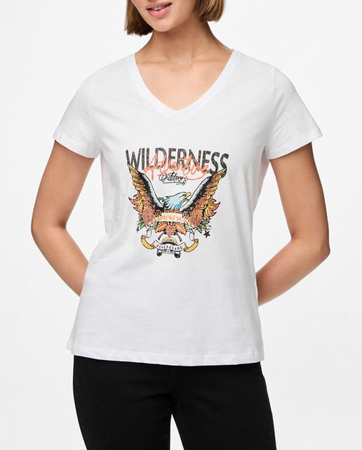 Imagen 0 de Camiseta de manga corta y algodón  de mujer