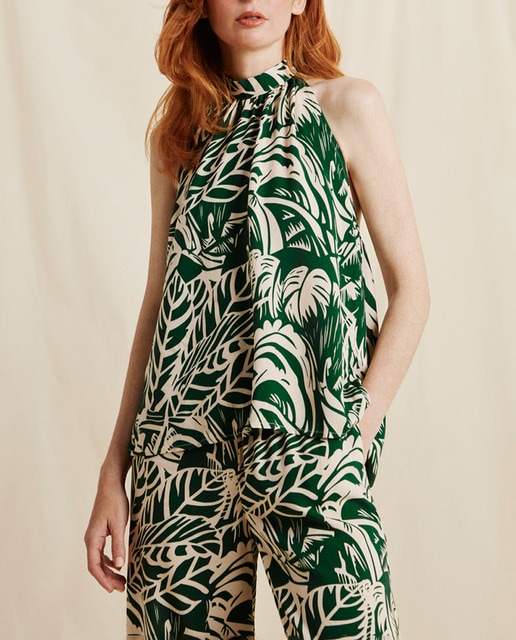Imagen 0 de Top de mujer con cuello halter