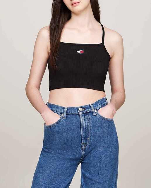 Imagen 0 de Top de mujer de tirantes tipo bralette