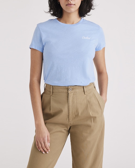 Imagen 0 de Camiseta de mujer manga corta y cuello redondo.