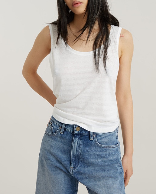 Imagen 0 de Camiseta sin mangas Optic Slim de mujer