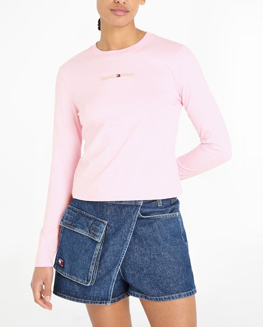 Imagen 0 de Camiseta de mujer entallada de manga larga